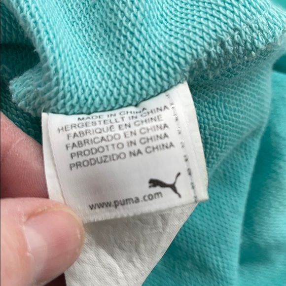 Puma Aruba Blue Heart T7 hoodie Track Jacket - Picture 15 of 16